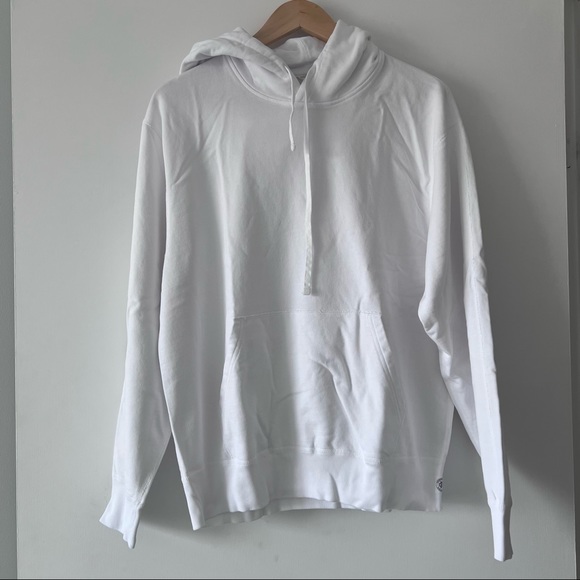 Reigning Champ White Relax Terry Lightweight Hoodie - Picture 7 of 9
